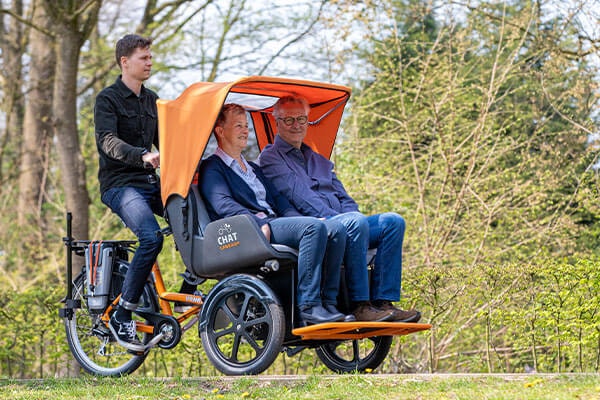 Van Raam Rickshaw Bike Chat cargo transport bike Van Raam Rickshaw Bike Chat cargo transport bike