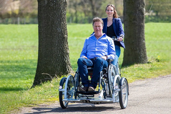 Van Raam wheelchair transport bike VeloPlus cargo bike Van Raam wheelchair transport bike VeloPlus cargo bike